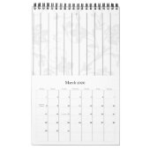 Schwarzes Eleganz-Gast-Buch Kalender (Mär 2026)