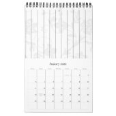 Schwarzes Eleganz-Gast-Buch Kalender (Jan 2026)