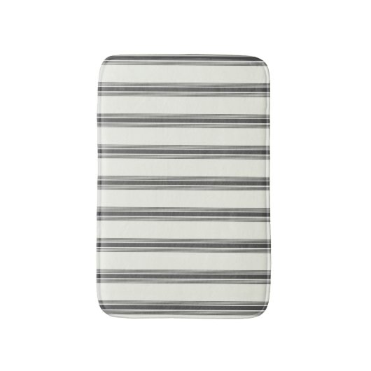 Schwarzes Elfenbeinmuster Badematte (Vorderseite Vertikal)