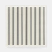 Schwarzes Elfenbeinmuster Serviette (Vorderseite)