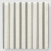 Schwarzes Elfenbeinmuster Steinuntersetzer (Vorderseite)