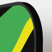 Schwarzes Erbe, Individuelle Name Personalisiert Pickleball Schläger (Linke Seite)