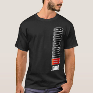 Schwarzes EvolutionM.Net Shirt (schräg gelegene
