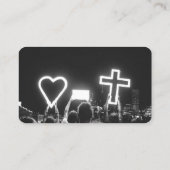 | Schwarzes EWIG LEBEN | Geschäfts-in Visitenkarte (Rückseite)