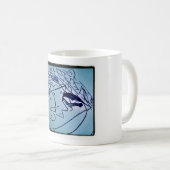 SCHWARZES EYELASH KAFFEETASSE (VorderseiteRechts)