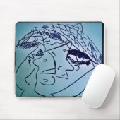 SCHWARZES EYELASH MOUSEPAD (Mit Mouse)
