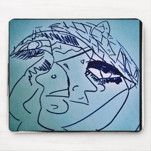 SCHWARZES EYELASH MOUSEPAD (Vorne)