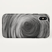 Schwarzes facettierte Strudel - Apple iPhone/iPad Case-Mate iPhone Hülle (Rückseite (Horizontal))
