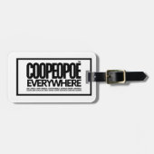 Schwarzes Fahrwerk Gepäckanhänger (Vorderseite horizontal)