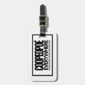 Schwarzes Fahrwerk Gepäckanhänger (Vorderseite vertikal)