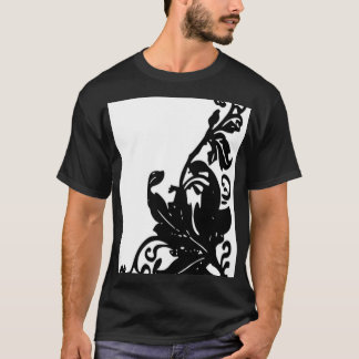 Schwarzes Farbhemd T-Shirt