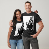 Schwarzes Farbhemd T-Shirt (Unisex)