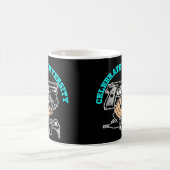 Schwarzes feiern Diversity-Gewehre Kaffeetasse (Mittel)