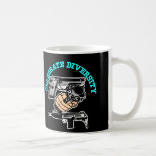 Schwarzes feiern Diversity-Gewehre Kaffeetasse