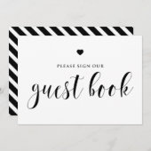 Schwarzes, feines Skript Bitte unterzeichnen Sie u (Vorne/Hinten)