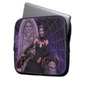 Schwarzes Fenster Laptopschutzhülle (Vorderseite Links)