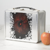 Schwarzes Fenster Metall Brotdose (Beispiel)