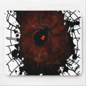 Schwarzes Fenster Mousepad (Vorne)