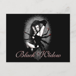 Schwarzes Fenster Postkarte