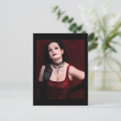 Schwarzes Fenster - Postkarte (Stehend Vorderseite)