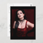 Schwarzes Fenster - Postkarte (Vorne/Hinten)