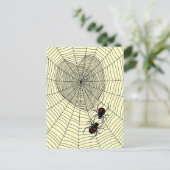 Schwarzes Fenster Postkarte (Stehend Vorderseite)