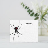 Schwarzes Fenster Postkarte (Stehend Vorderseite)