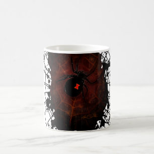 Schwarzes Fenster (Signature-Design) Kaffeetasse