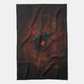 Schwarzes Fenster (Signature-Design) Küchentuch (Vertikal)