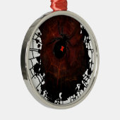 Schwarzes Fenster (Signature-Design) Silbernes Ornament (Rechts)