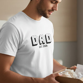 Schwarzes, fettgedrucktes Varsity-Design für etabl T-Shirt