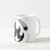 schwarzes Feuer Kaffeetasse (VorderseiteRechts)
