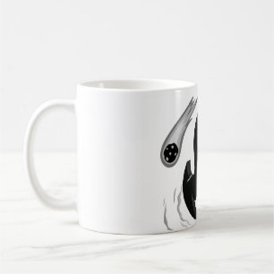 schwarzes Feuer Kaffeetasse