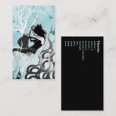 Schwarzes Feuer - Visitenkarte (Vorne/Hinten)