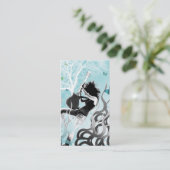 Schwarzes Feuer - Visitenkarte (Stehend Vorderseite)