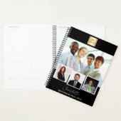 Schwarzes Firmenlogo Foto Collage 2026 Planer (Anzeige)