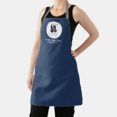 Schwarzes Firmenlogo / Navy Blue Staff Uniform Schürze (InSitu)
