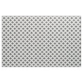 Schwarzes Fleur-de-lis Textil Stoff (Yard (91,4 cm))