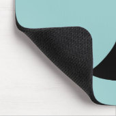 Schwarzes formales Kleid Mousepad (Ecke)