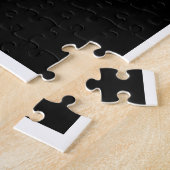 Schwarzes formelles Elegantes Einfaches Schönes Puzzle (Seite)