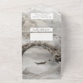 Schwarzes Foto dreimal in einer Karte (Außenbereich)