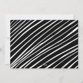 Schwarzes Foto Feiertagskarte (Rückseite)