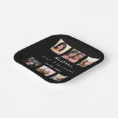 Schwarzes Foto Geburtstagsparty Pappteller (Gewinkelt)