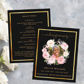 Schwarzes Foto Rosa Blumenbeerprogramm