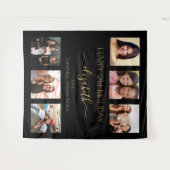 Schwarzes Foto Sammlerfreunde Geburtstagsparty Wandteppich (Vorderseite (Horizontal))