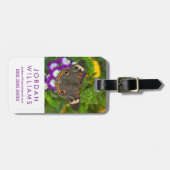 Schwarzes Frack Gepäckanhänger (Vorderseite horizontal)