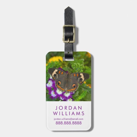 Schwarzes Frack Gepäckanhänger (Vorderseite vertikal)