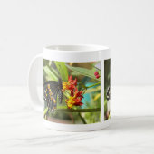 Schwarzes Frack Schmetterling#2-Tasse Kaffeetasse (Vorderseite Links)