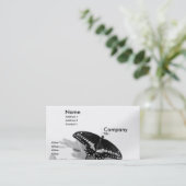 Schwarzes Frack Visitenkarte (Stehend Vorderseite)