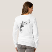 Schwarzes französisches T-Shirt (Schwarz voll)